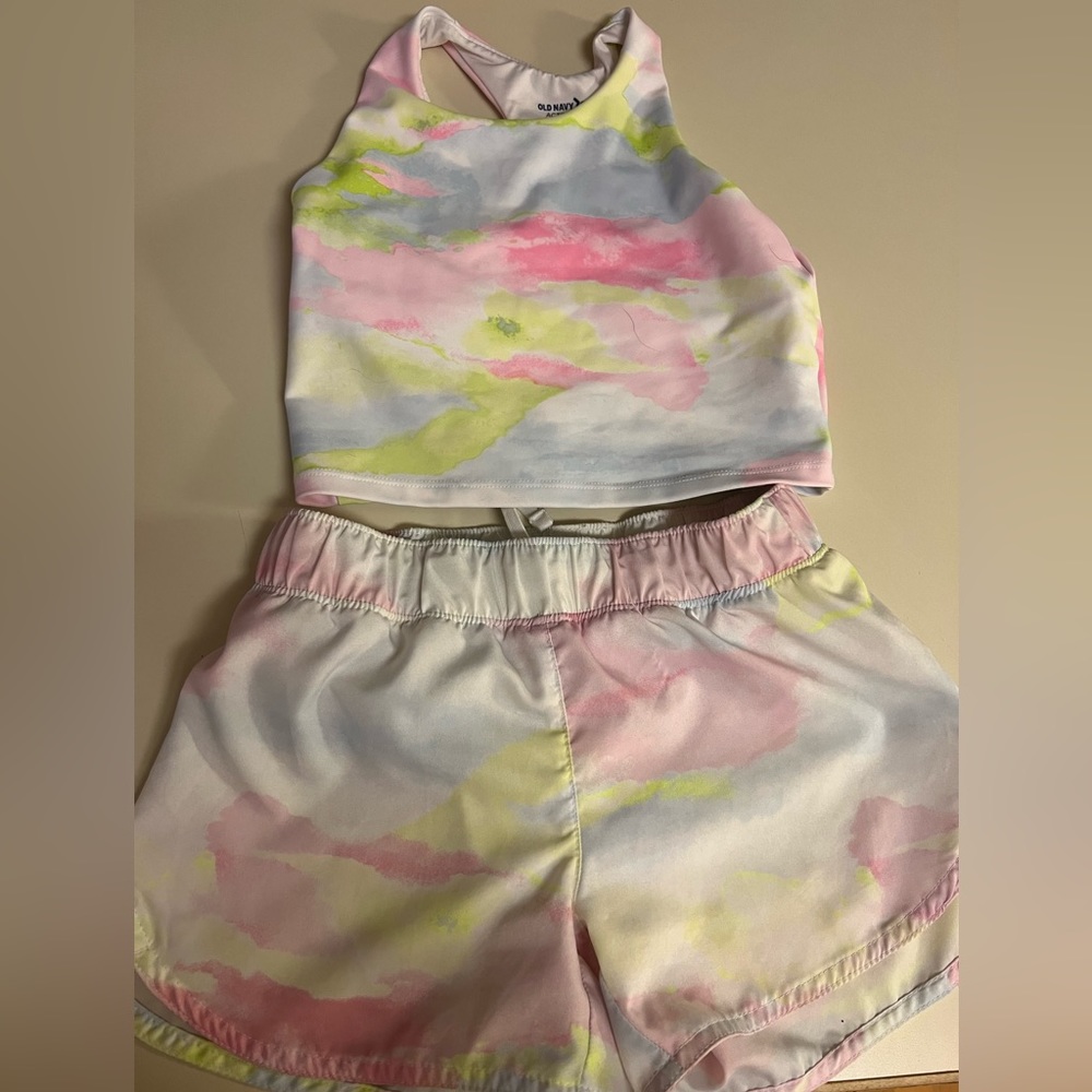 Youth girls Old Navy workout outfit